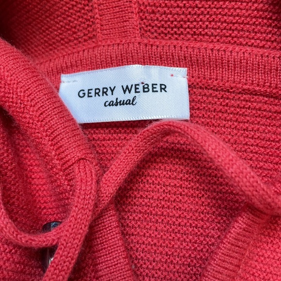 Gerry Weber Viscose-Blend Red/Orange Hoodie 34 - Picture 5 of 10